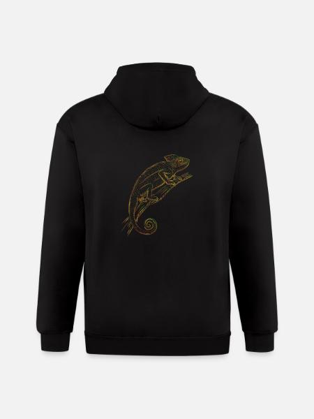 Chameleon - Gildan Heavy Blend Adult Zip Hoodie - black