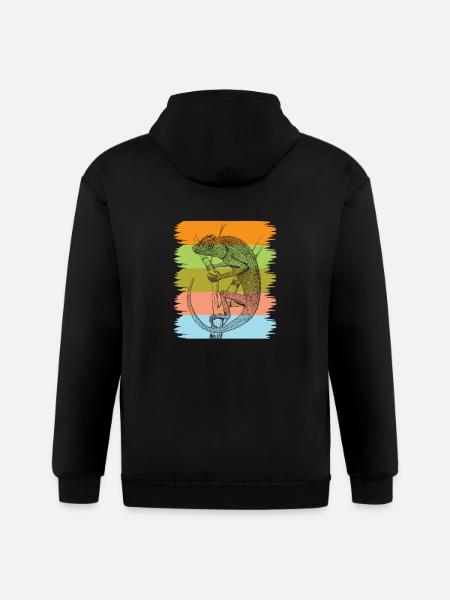 Chameleon - Gildan Heavy Blend Adult Zip Hoodie - black