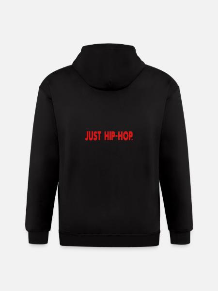 JUST HIPHOP - Gildan Heavy Blend Adult Zip Hoodie - black