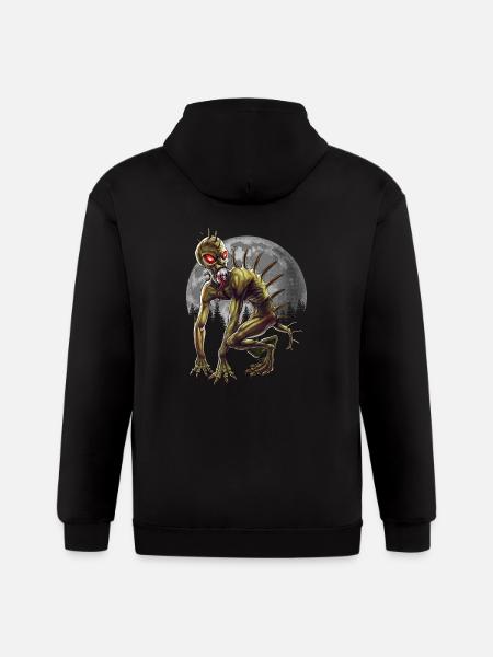 Chupacabra - Gildan Heavy Blend Adult Zip Hoodie - black