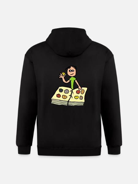 Coin Collecting - Gildan Heavy Blend Adult Zip Hoodie - black