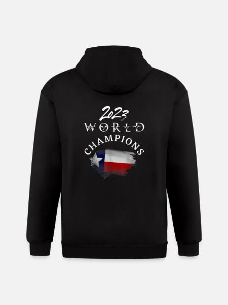 2023 world champions - Gildan Heavy Blend Adult Zip Hoodie - black