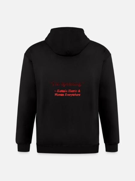 Im Speaking - Gildan Heavy Blend Adult Zip Hoodie - black
