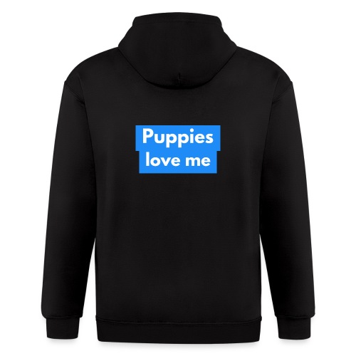 Puppies love me - Men's Zip Hoodie