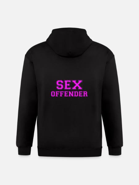 Sex Offender - Gildan Heavy Blend Adult Zip Hoodie - black