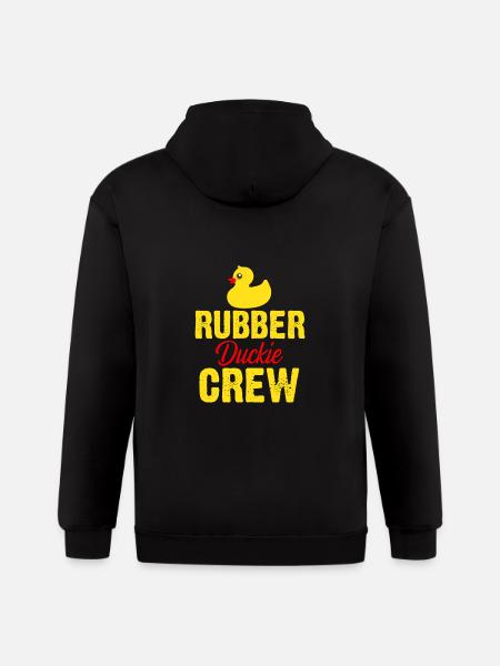 rubber duckie crew - Gildan Heavy Blend Adult Zip Hoodie - black