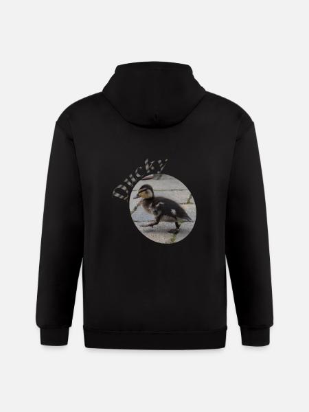 Ducky - Gildan Heavy Blend Adult Zip Hoodie - black