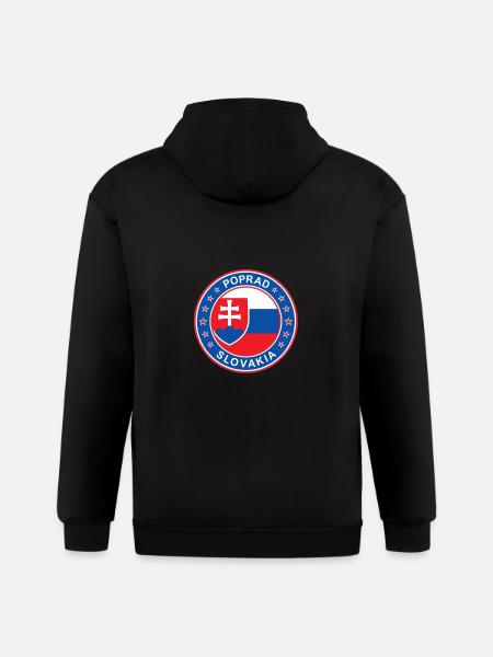 Bordeaux France - Gildan Heavy Blend Adult Zip Hoodie - black