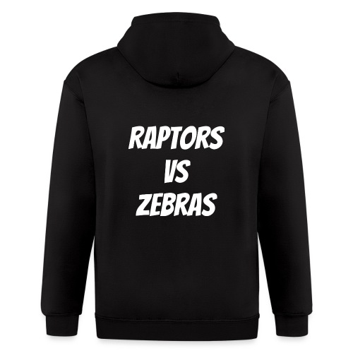 Raptors VS Zebras Basketball - Men's Zip Hoodie