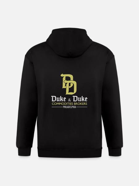 Duke and Duke - Gildan Heavy Blend Adult Zip Hoodie - black