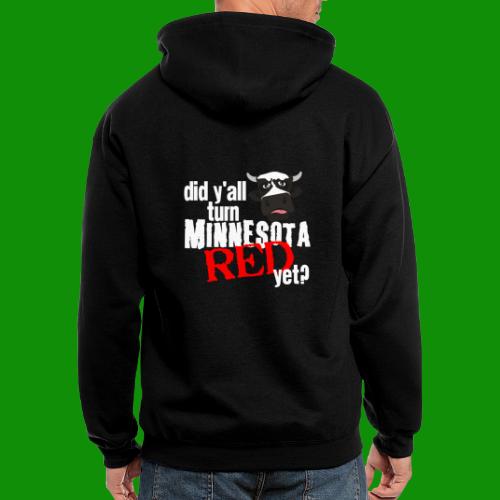 Turn Minnesota Red - Men's Zip Hoodie