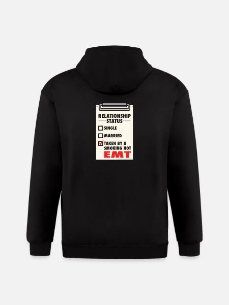 Emt Paramedic - Gildan Heavy Blend Adult Zip Hoodie - black