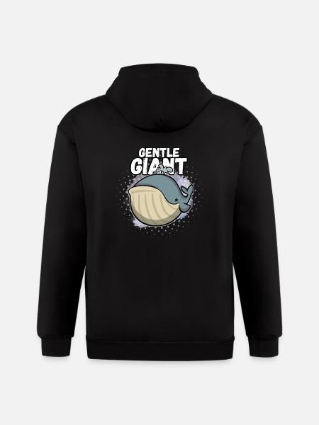 DESIGNGentle Giant retro - Gildan Heavy Blend Adult Zip Hoodie - black