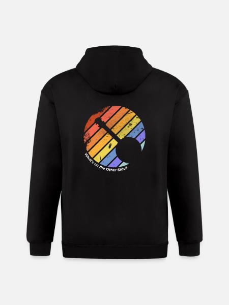 Rainbow Connection - Gildan Heavy Blend Adult Zip Hoodie - black