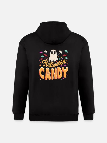 Candy Halloween - Gildan Heavy Blend Adult Zip Hoodie - black