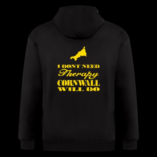 Don't need therapy/Cornwall - Men's Zip Hoodie