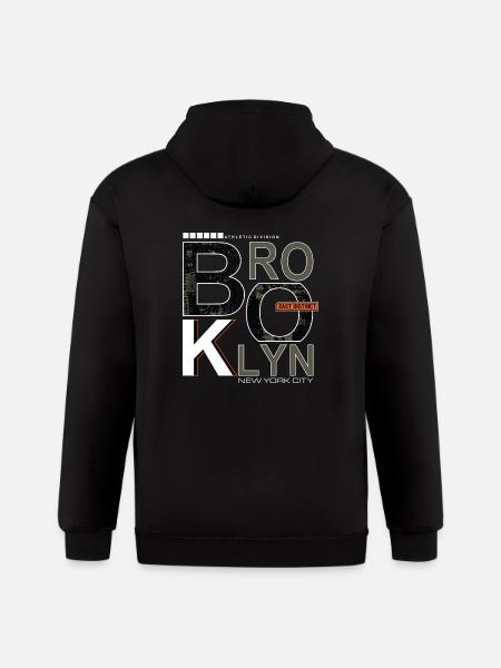 Basic T shirt - Gildan Heavy Blend Adult Zip Hoodie - black