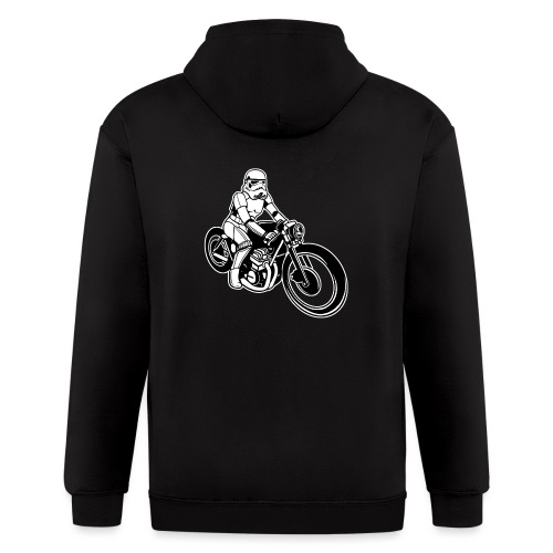 Stormtrooper Motorcycle - Men's Zip Hoodie