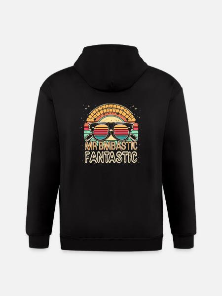 Mr.bombastic fantastic - Gildan Heavy Blend Adult Zip Hoodie - black
