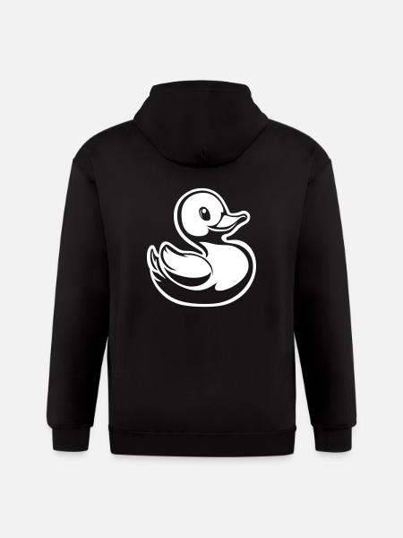 Rubber ducky - Gildan Heavy Blend Adult Zip Hoodie - black