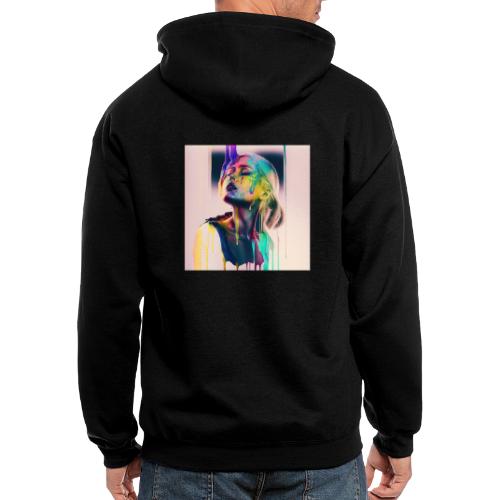 To Weep To Wake - Emotionally Fluid Collection - Men's Zip Hoodie
