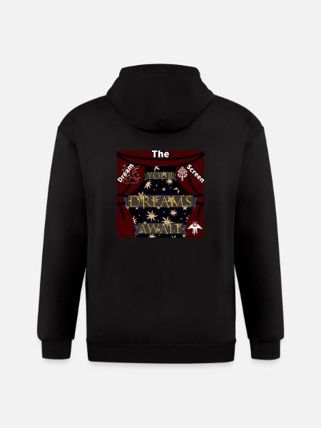The Dream Screen - Gildan Heavy Blend Adult Zip Hoodie - black