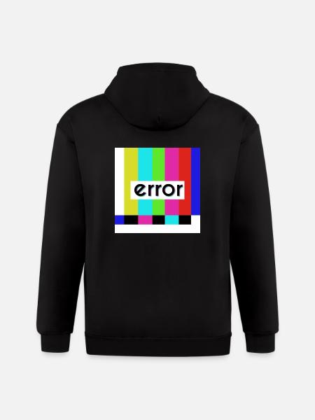 Error humor - Gildan Heavy Blend Adult Zip Hoodie - black