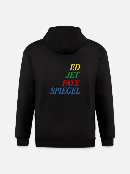 Ed Jet Faye Spiegel - Gildan Heavy Blend Adult Zip Hoodie - black