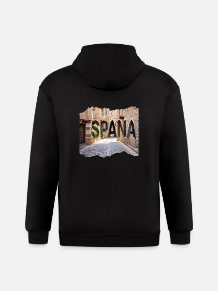 ESPAÑA 24 4 - Gildan Heavy Blend Adult Zip Hoodie - black