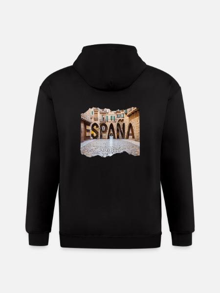 ESPAÑA 24 16 - Gildan Heavy Blend Adult Zip Hoodie - black