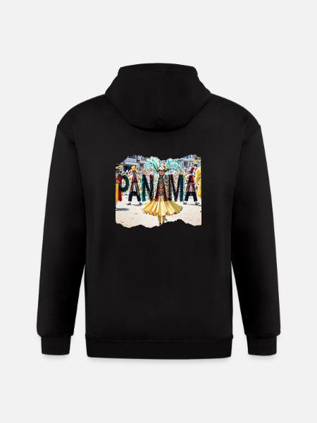 PANAMA 24 24 - Gildan Heavy Blend Adult Zip Hoodie - black