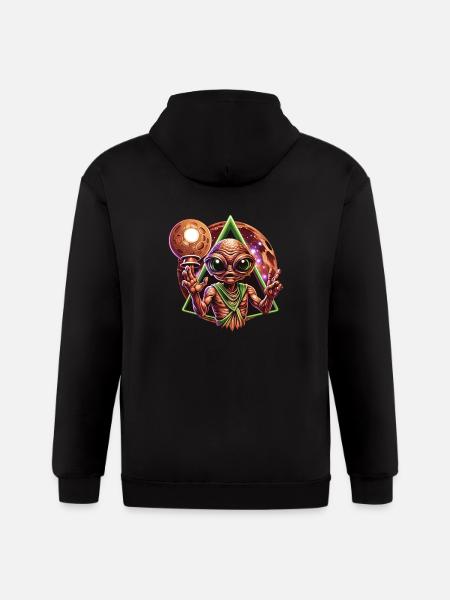 IlluminET10 - Gildan Heavy Blend Adult Zip Hoodie - black