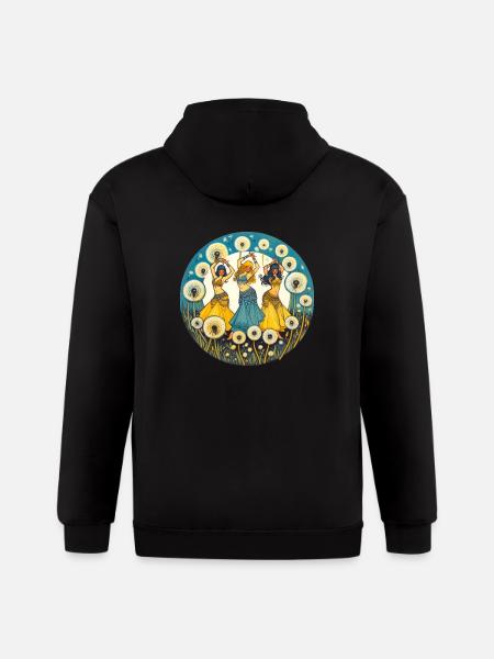 Belly Dancers - Gildan Heavy Blend Adult Zip Hoodie - black