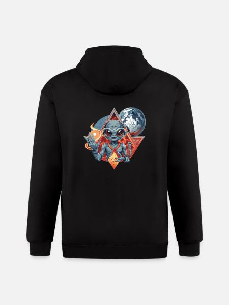 IlluminET109 - Gildan Heavy Blend Adult Zip Hoodie - black