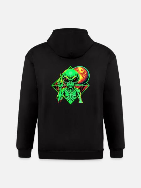IlluminET164 - Gildan Heavy Blend Adult Zip Hoodie - black