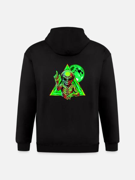 IlluminET170 - Gildan Heavy Blend Adult Zip Hoodie - black