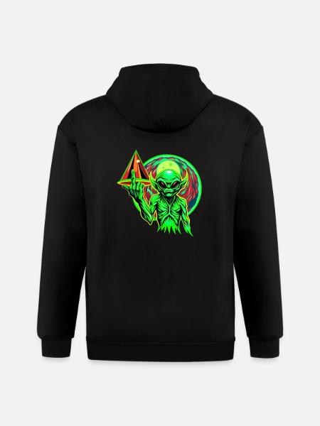 IlluminET171 - Gildan Heavy Blend Adult Zip Hoodie - black