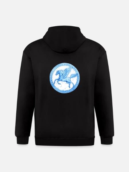Pegasus - Gildan Heavy Blend Adult Zip Hoodie - black