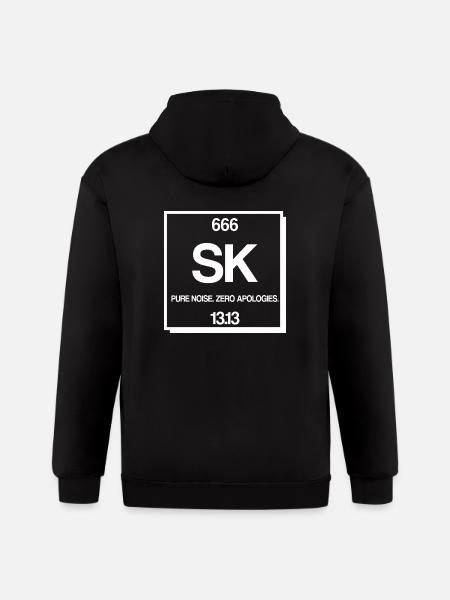 666 S-k Element - Gildan Heavy Blend Adult Zip Hoodie - black