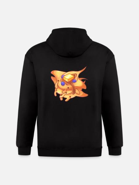 Pancake Manta Rays - Gildan Heavy Blend Adult Zip Hoodie - black