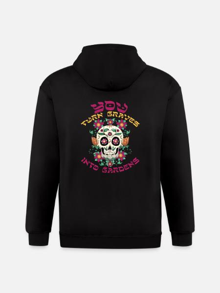 Graves Into Gardens - Gildan Heavy Blend Adult Zip Hoodie - black