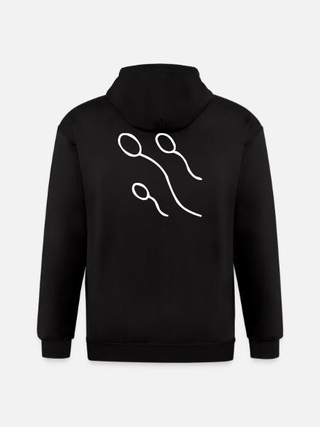 Sperm Cells - Gildan Heavy Blend Adult Zip Hoodie - black