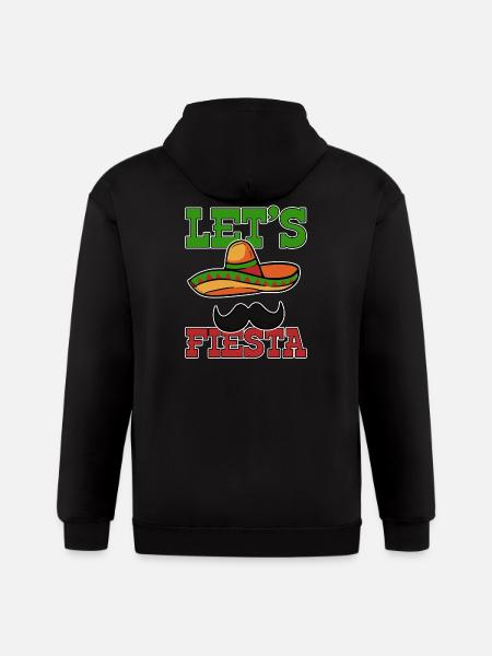 Cinco de Mayo Mexican - Gildan Heavy Blend Adult Zip Hoodie - black