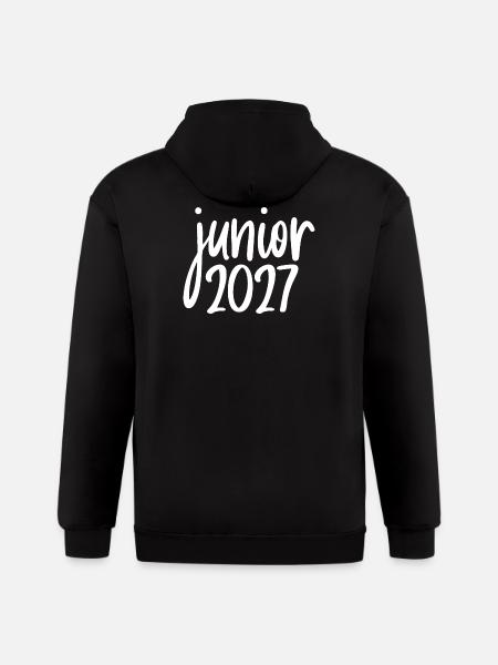 Junior 2027 - Gildan Heavy Blend Adult Zip Hoodie - black