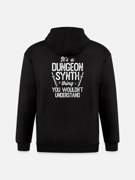 Dungeon Synth You Wouldn't Understand - Gildan Heavy Blend Adult Zip Hoodie - black