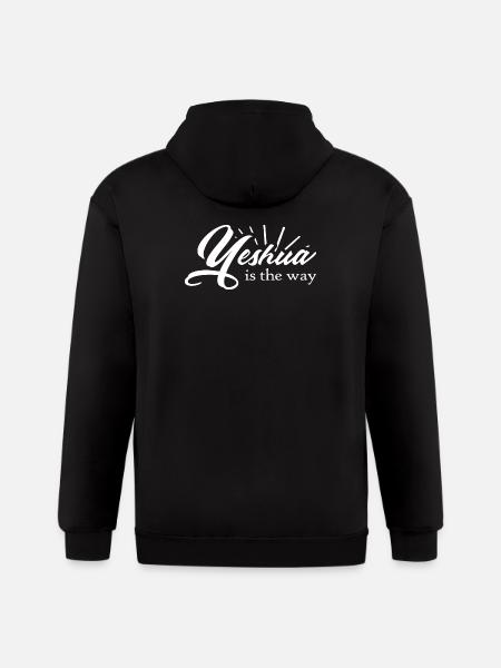 Yeshua Is The Way - Gildan Heavy Blend Adult Zip Hoodie - black