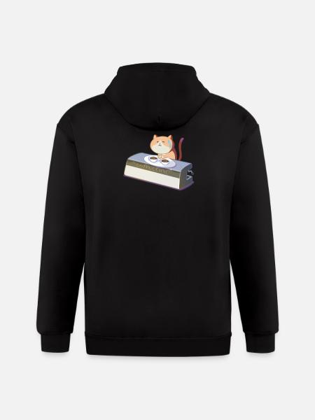 PanicMeow - Gildan Heavy Blend Adult Zip Hoodie - black