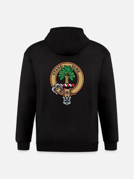 Clan Anderson Crest - Gildan Heavy Blend Adult Zip Hoodie - black