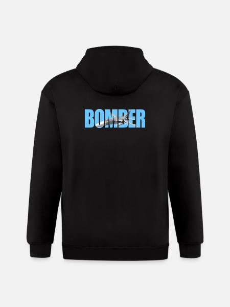 Bomber Su-24 - Gildan Heavy Blend Adult Zip Hoodie - black