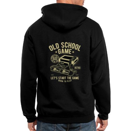 Old School Game - Men's Zip Hoodie